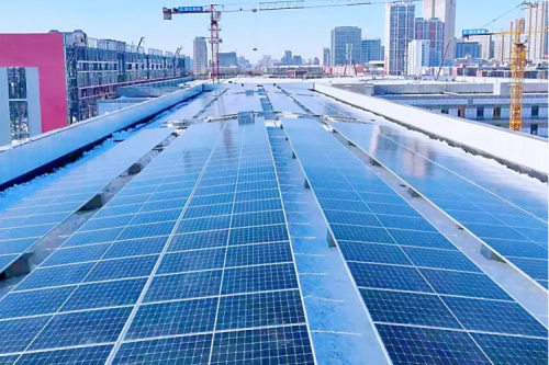 九洲集團(tuán)承建哈爾濱電機(jī)廠屋頂光伏項目一期工程成功并網(wǎng)發(fā)電！
